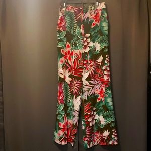 NY&Co 7th Floral Print Flared Pants